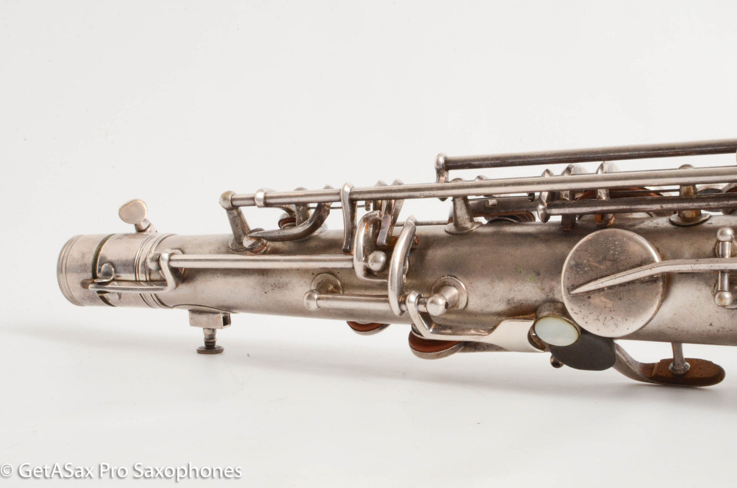 Conn New Wonder II Tenor Original Silver Plate Hiscox Case 154287