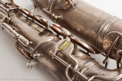 Conn New Wonder II Tenor Original Silver Plate Hiscox Case 154287