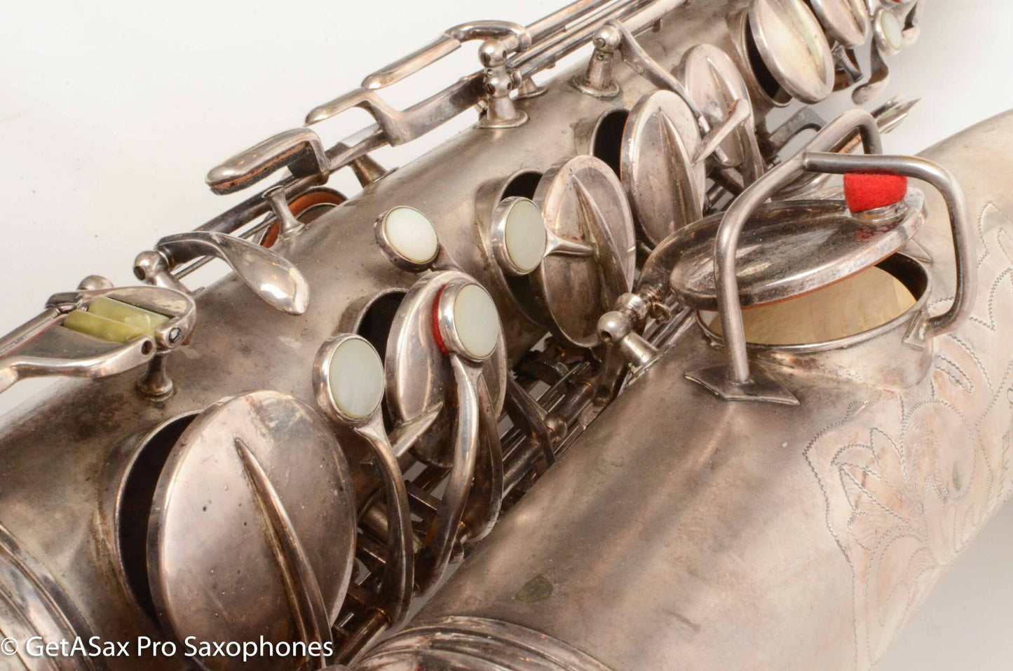 Conn New Wonder II Tenor Original Silver Plate Hiscox Case 154287