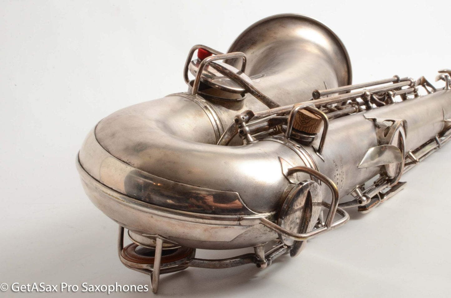 Conn New Wonder II Tenor Original Silver Plate Hiscox Case 154287