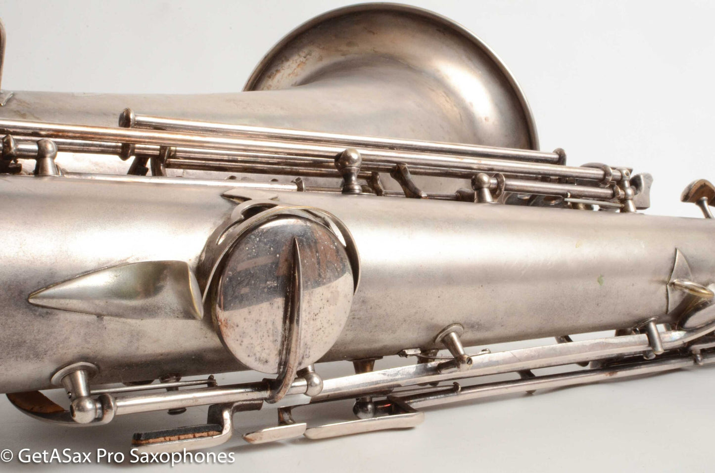 Conn New Wonder II Tenor Original Silver Plate Hiscox Case 154287