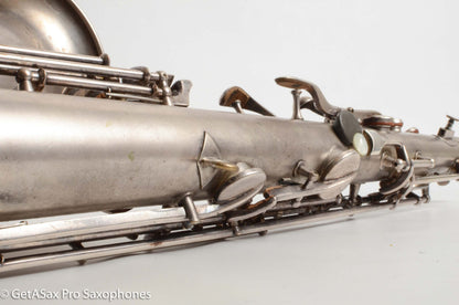 Conn New Wonder II Tenor Original Silver Plate Hiscox Case 154287