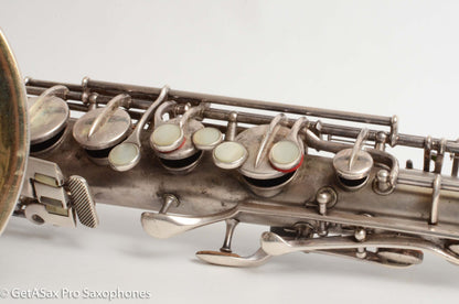 Conn New Wonder II Tenor Original Silver Plate Hiscox Case 154287