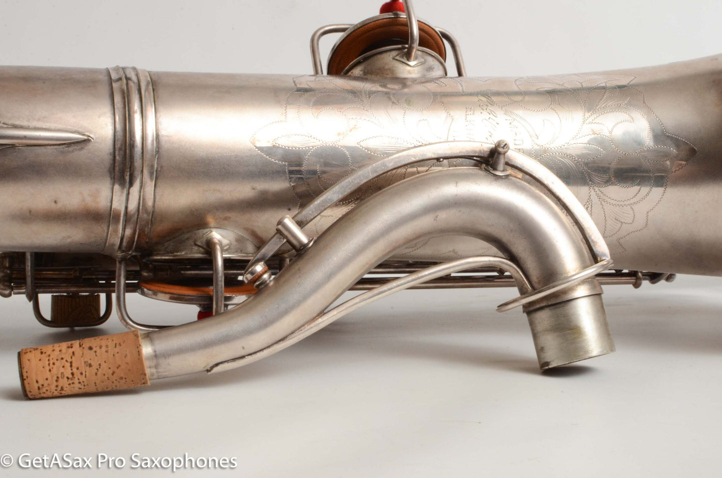 Conn New Wonder II Tenor Original Silver Plate Hiscox Case 154287