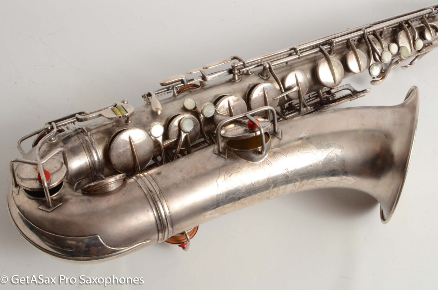Conn New Wonder II Tenor Original Silver Plate Hiscox Case 154287
