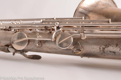 Conn New Wonder II Tenor Original Silver Plate Old Pads 207044