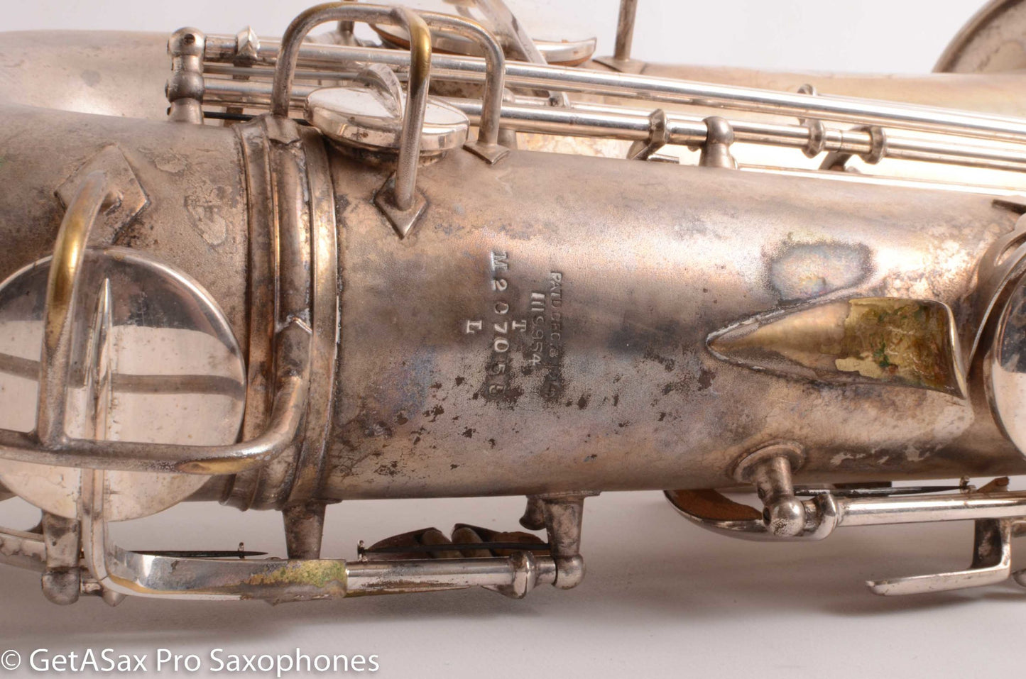 Conn New Wonder II Tenor Original Silver Plate Old Pads 207044