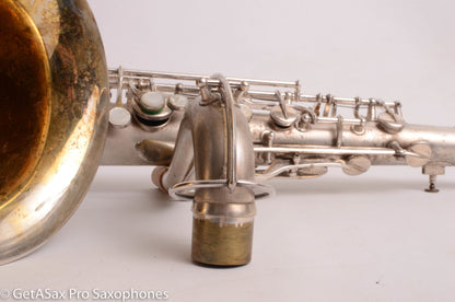 Conn New Wonder II Tenor Original Silver Plate Old Pads 207044