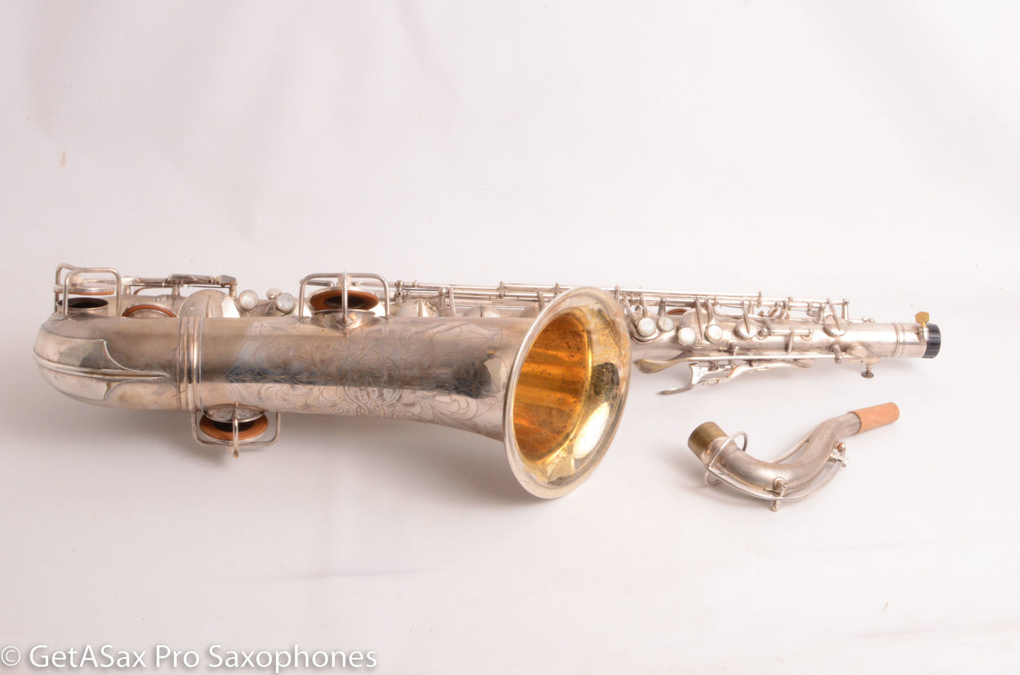 Conn New Wonder II Tenor Original Silver Plate Old Pads 207044