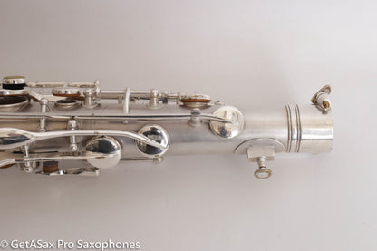 Conn New Wonder II Tenor *Excellent* Original Silver Plate Very Clean Fresh Overhaul! 207118