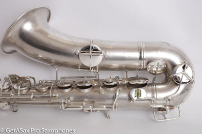 Conn New Wonder II Tenor *Excellent* Original Silver Plate Very Clean Fresh Overhaul! 207118