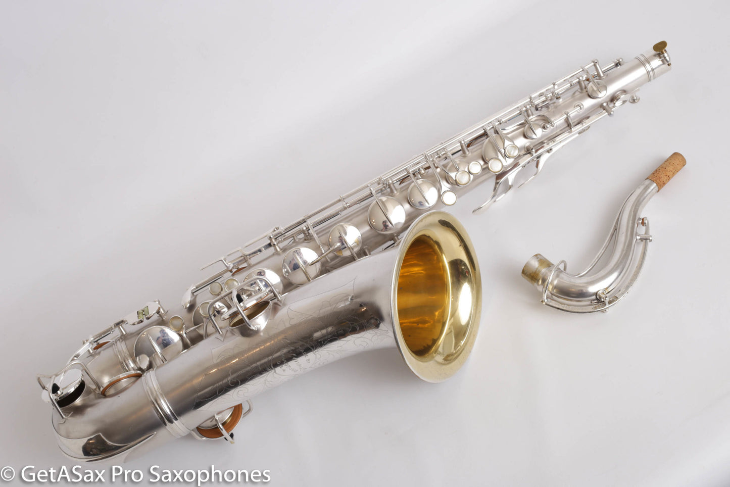 Conn New Wonder II Tenor *Excellent* Original Silver Plate Very Clean Fresh Overhaul! 207118