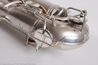 Conn New Wonder II Tenor *Excellent* Original Silver Plate Very Clean Fresh Overhaul! 207118
