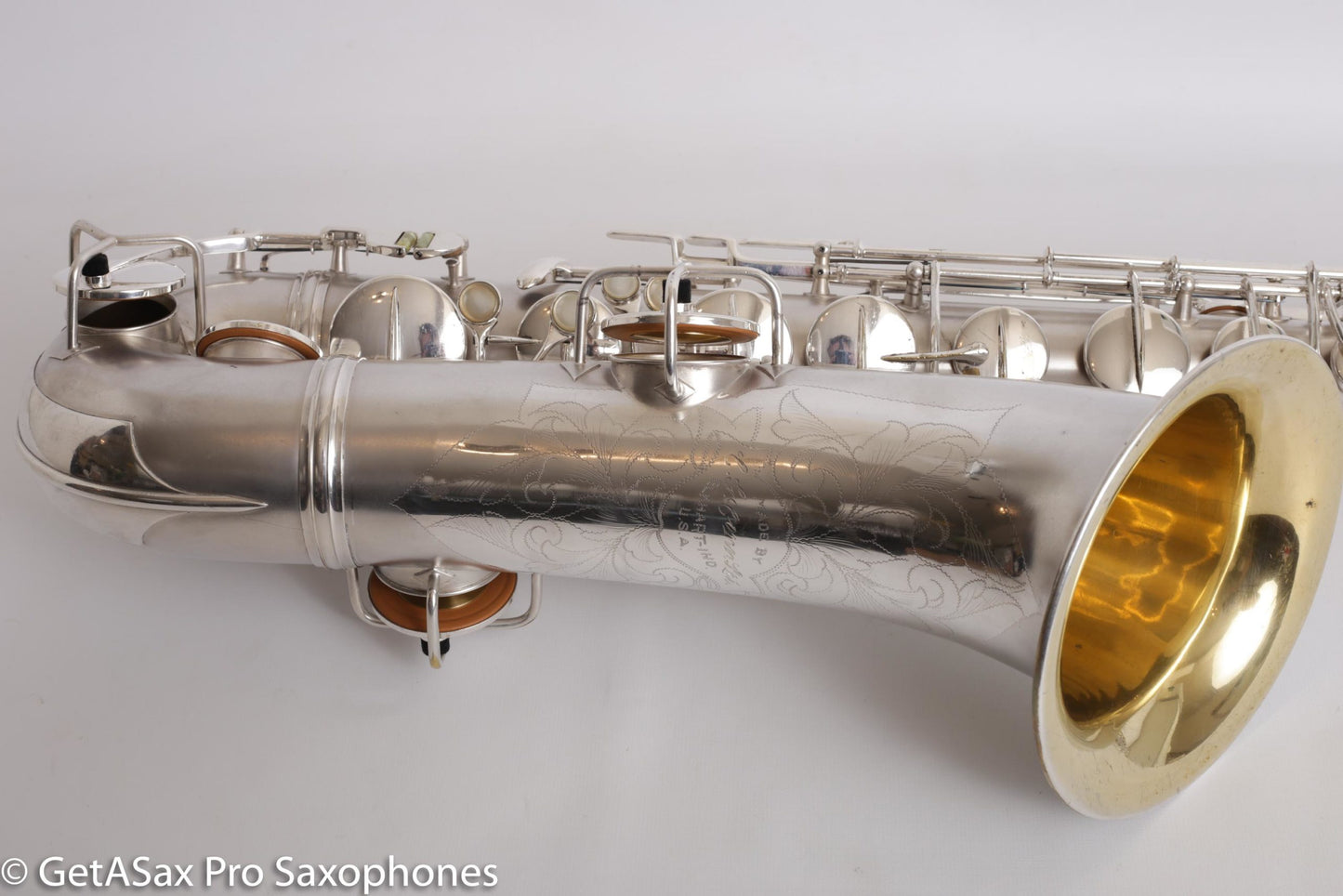 Conn New Wonder II Tenor *Excellent* Original Silver Plate Very Clean Fresh Overhaul! 207118