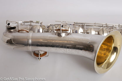 Conn New Wonder II Tenor *Excellent* Original Silver Plate Very Clean Fresh Overhaul! 207118
