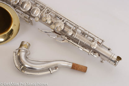 Conn New Wonder II Tenor *Excellent* Original Silver Plate Very Clean Fresh Overhaul! 207118