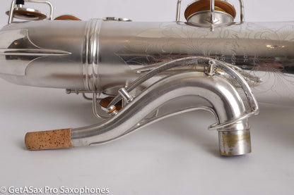 Conn New Wonder II Tenor *Excellent* Original Silver Plate Very Clean Fresh Overhaul! 207118