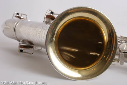 Conn New Wonder II Tenor *Excellent* Original Silver Plate Very Clean Fresh Overhaul! 207118