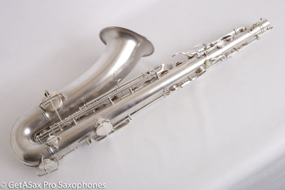 Conn New Wonder II Tenor *Excellent* Original Silver Plate Very Clean Fresh Overhaul! 207118
