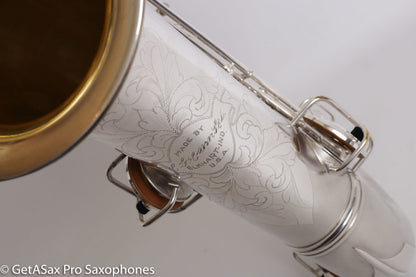 Conn New Wonder II Tenor *Excellent* Original Silver Plate Very Clean Fresh Overhaul! 207118