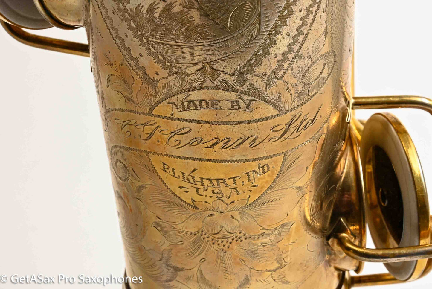 Conn New Wonder II Burnished Gold Portrait Tenor Castle Overhauled Exceptional 208324