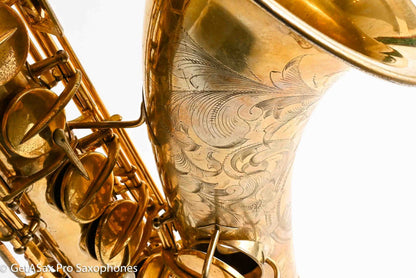 Conn New Wonder II Burnished Gold Portrait Tenor Castle Overhauled Exceptional 208324