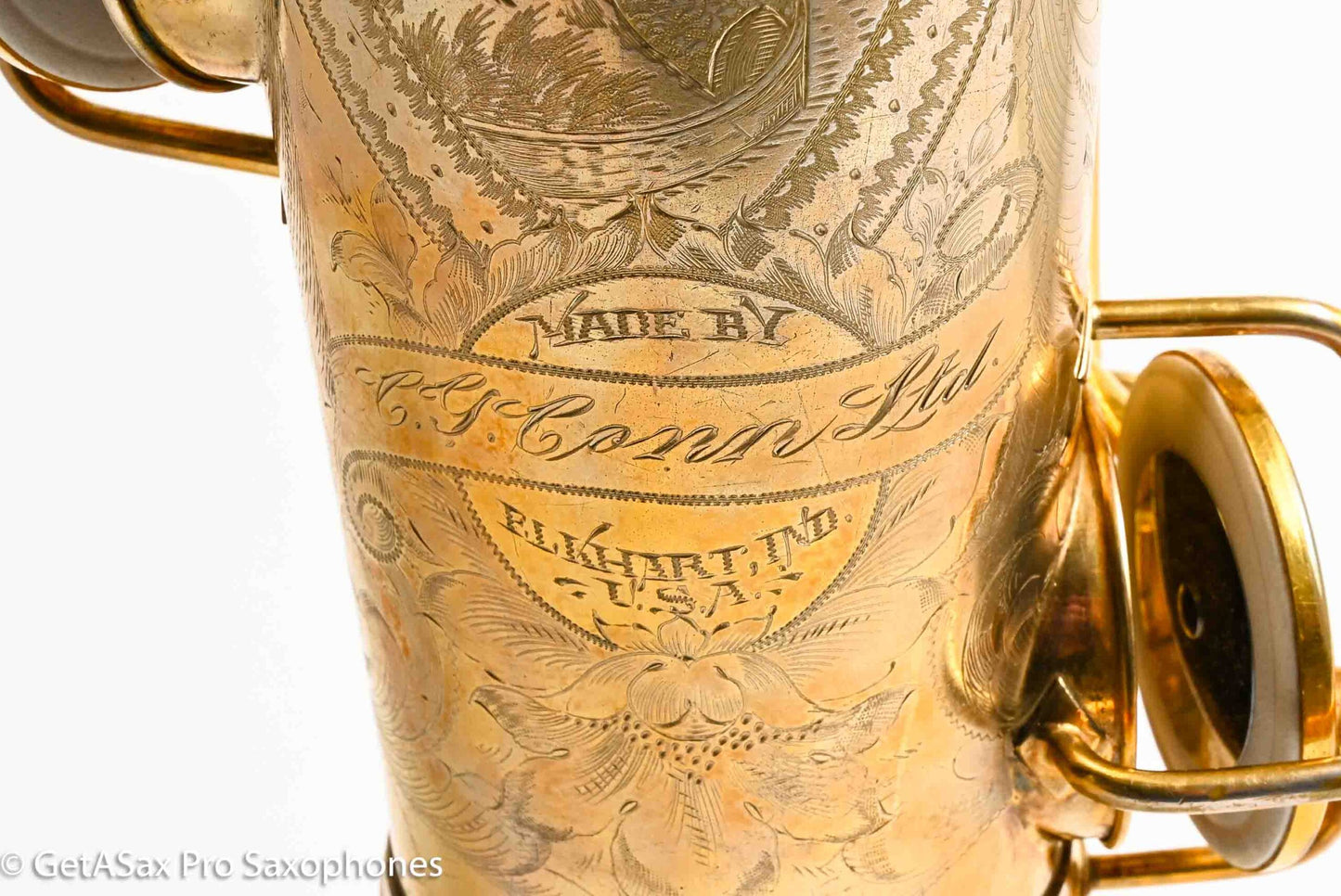 Conn New Wonder II Burnished Gold Portrait Tenor Castle Overhauled Exceptional 208324