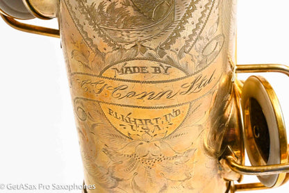 Conn New Wonder II Burnished Gold Portrait Tenor Castle Overhauled Exceptional 208324