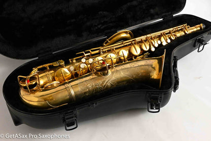 Conn New Wonder II Burnished Gold Portrait Tenor Castle Overhauled Exceptional 208324