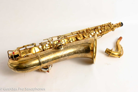 Conn New Wonder II Burnished Gold Portrait Tenor Castle Overhauled Exceptional 208324