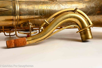 Conn New Wonder II Burnished Gold Portrait Tenor Castle Overhauled Exceptional 208324