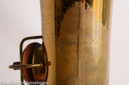 Conn New Wonder II Tenor Saxophone 210xxx Lacquered Needs Overhaul Great Deal!