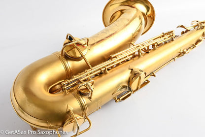 Conn New Wonder II Tenor Original Satin Gold Plate Overhauled Now 216737