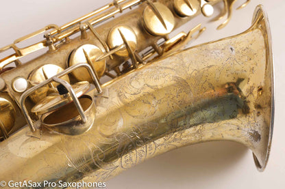 Conn New Wonder II Tenor Original Gold Plate Recent Overhaul 1929 228150