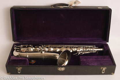 Conn New Wonder II Tenor Saxophone 1927 Overhauled Original Nickel Plate 203475