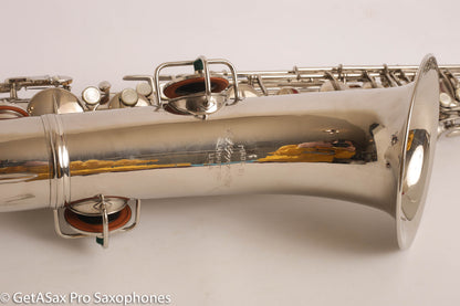 Conn New Wonder II Tenor Saxophone 1927 Overhauled Original Nickel Plate 203475