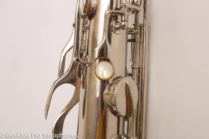 Conn New Wonder II Tenor Saxophone 1927 Overhauled Original Nickel Plate 203475