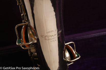 Conn New Wonder II Tenor Saxophone 1927 Overhauled Original Nickel Plate 203475