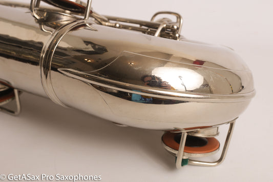 Conn New Wonder II Tenor Saxophone 1927 Overhauled Original Nickel Plate 203475