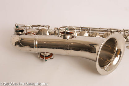 Conn New Wonder II Tenor Saxophone 1927 Overhauled Original Nickel Plate 203475