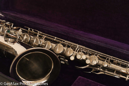 Conn New Wonder II Tenor Saxophone 1927 Overhauled Original Nickel Plate 203475