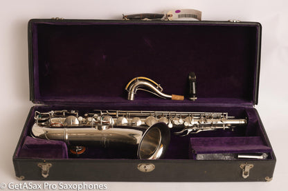 Conn New Wonder II Tenor Saxophone 1927 Overhauled Original Nickel Plate 203475