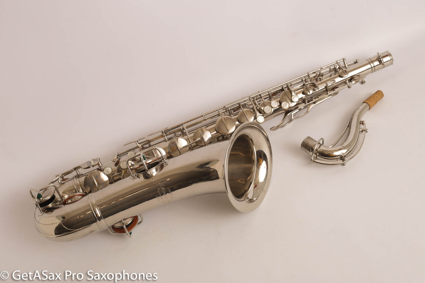 Conn New Wonder II Tenor Saxophone 1927 Overhauled Original Nickel Plate 203475