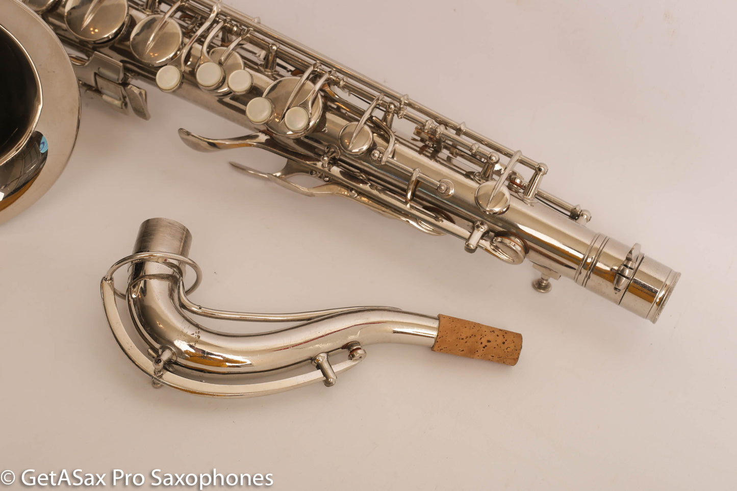 Conn New Wonder II Tenor Saxophone 1927 Overhauled Original Nickel Plate 203475