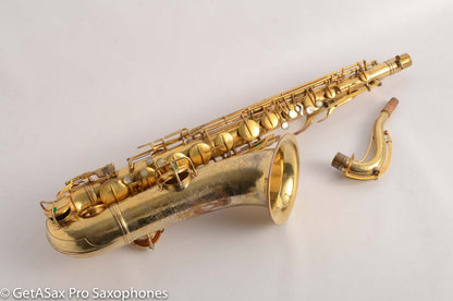 Conn Burnished Gold Portrait NWII Tenor Fresh Overhaul BIG Player