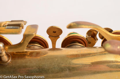 Conn Burnished Gold Plate Portrait Engraved Tenor High End Overhaul!