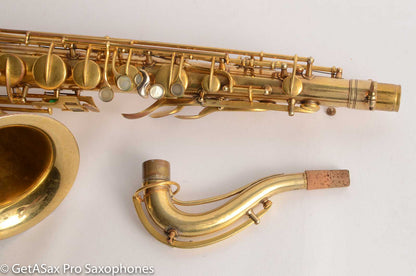 Conn Burnished Gold Plate Portrait Engraved Tenor High End Overhaul!