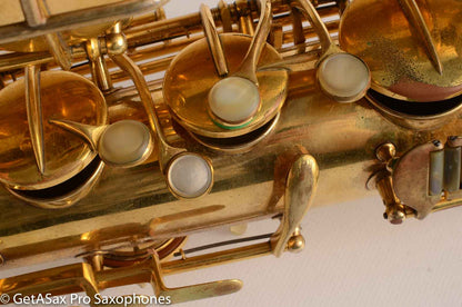 Conn Burnished Gold Plate Portrait Engraved Tenor High End Overhaul!