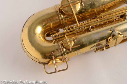Conn Burnished Gold Plate Portrait Engraved Tenor High End Overhaul!