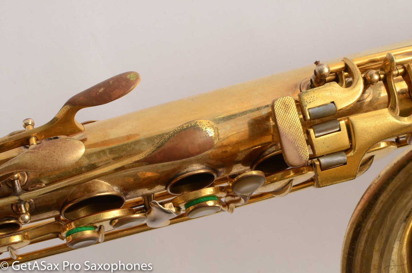 Conn Burnished Gold Plate Portrait Engraved Tenor High End Overhaul!